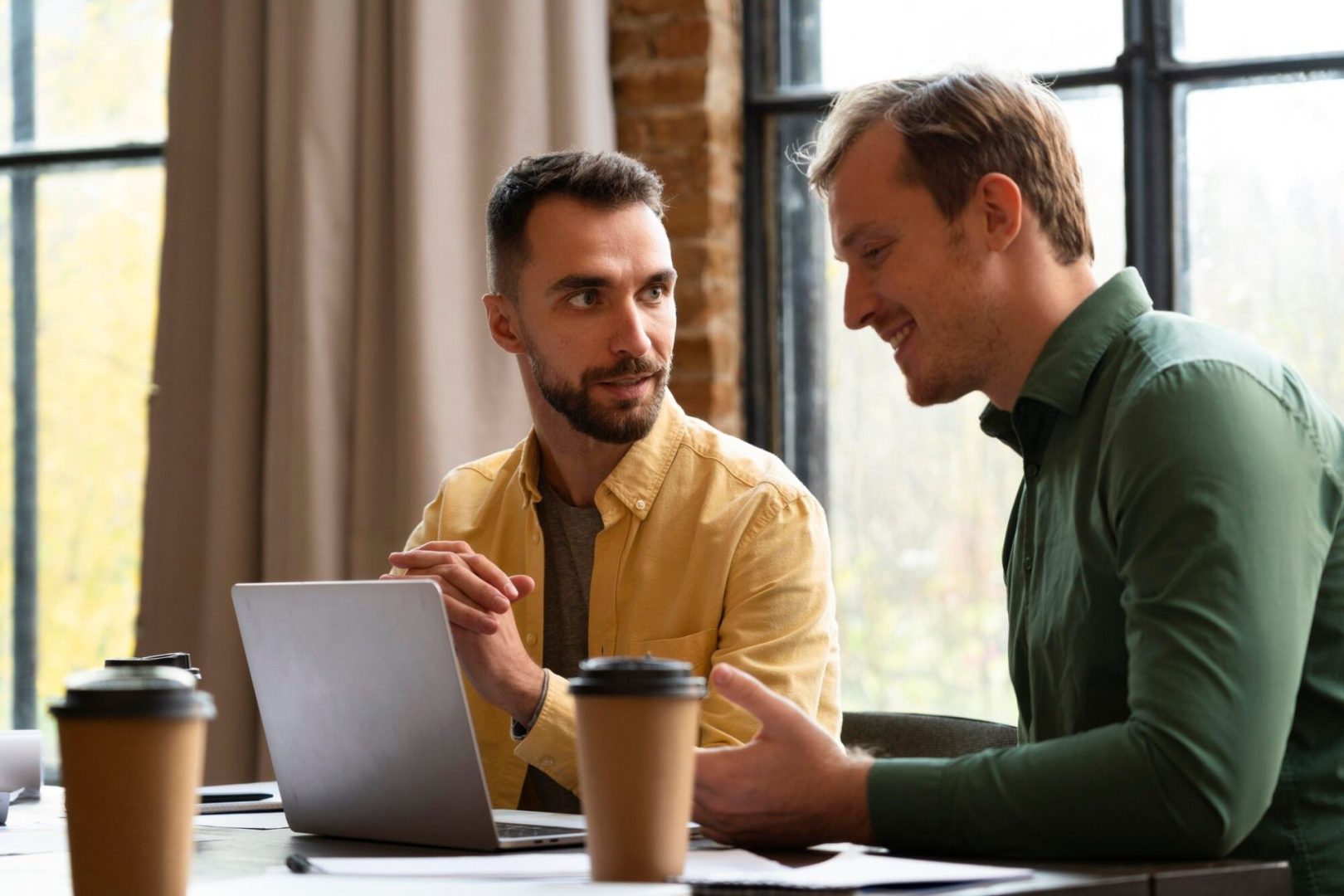 corporate workers brainstorming together 23 2148804494